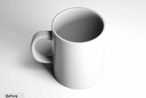 White Mug For Mockup