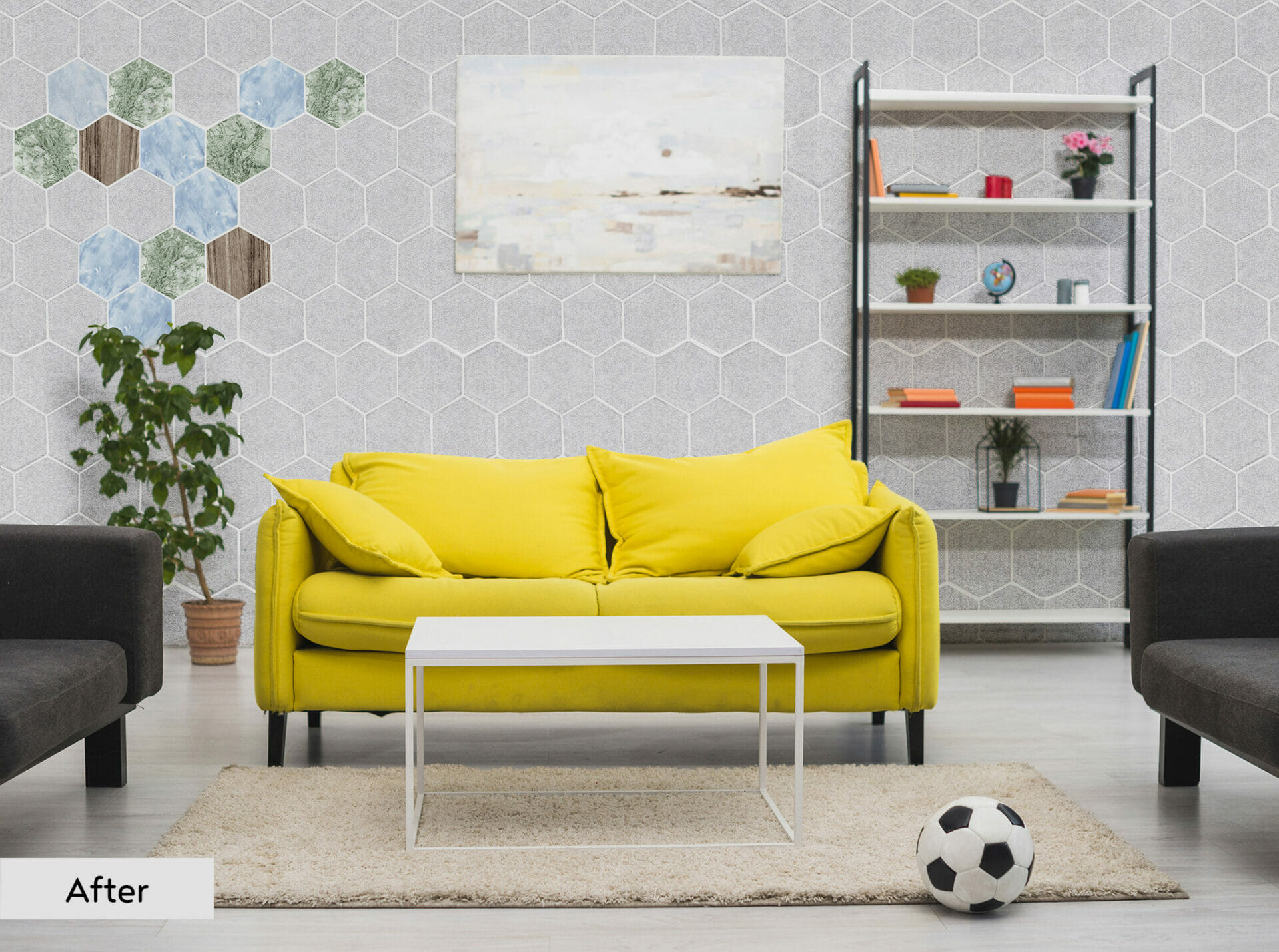 Living Room Wall Texture Photoshop Replacement